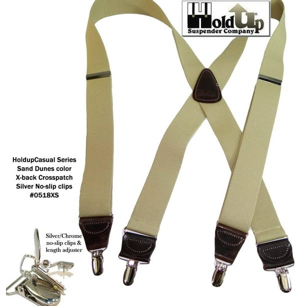 Holdup Suspender HoldUps Sand Dunes Tan Casual Series Suspenders in