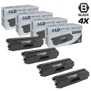 LD Compatible TN336BK Set of 4 High Yield Black Laser Toner Cartridges HL-L8250CDN, HL-L8350CDW, HL-L8350CDWT, MFC-L8600CDW, and MFC-L8850CDW s