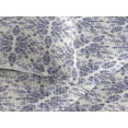 thumbnail image 3 of Ambesonne Floral Quilted Bedspread Set 3 Pcs, Bohemian Folk Flower Pattern, Queen, Purple Ceil Blue and Ivory, 3 of 4