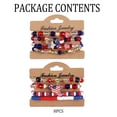 thumbnail image 7 of Tumao 4th of July Accessories USA Patriotic Bracelets for Women Mens USA Red Blue White Beads Stretch Bracelet Set Patriotic 4th of July Independence Day, 7 of 7