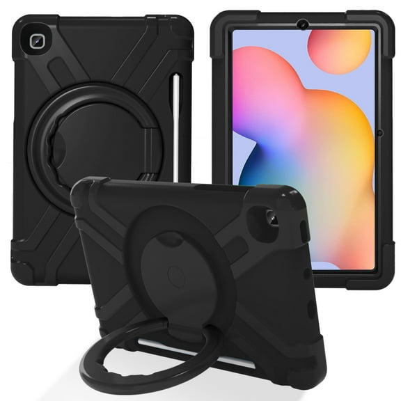 For Samsung Galaxy Tab S6 Lite P610 PC   Silicone Shockproof Combination Case with 360 Degree & &