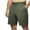 Army Green, variant on Hvot&aat Mens Shorts Casual Geometric Textured Shorts Elastic Waist Drawstring Shorts Summer Beach Vacation Shorts with Pockets