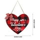 thumbnail image 3 of Decoración del hogar, decoración de habitaciones, decoración de paredes, decoraciones de madera impresas para el día de San Valentín, decoraciones para el hogar, decoraciones colgantes de corazón de m, 3 of 9