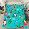 thumbnail image 2 of Castle Fairy Cartoon Gnome 4pcs Bed Sheets,Animal Deer King Sheets,Happy New Year Super Cozy Sheet Set,Super Cozy Festival Room Decor, 2 of 7