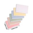 thumbnail image 3 of Eespoir 6 Colors Lined Cards, Color Lined Note Cards, No Hole Note Cards For School Office Study Color Index Cards Sturdy Flash Cards Record Cards Writing Pads, 3 of 7