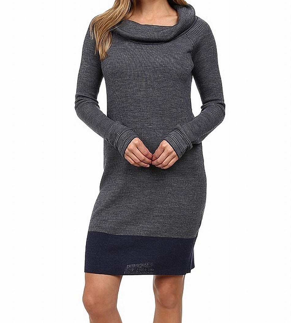 womens navy sweater dress
