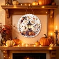 thumbnail image 2 of Halloween Diamond Art Kits For Adults Clearance, Cute Ghost DIY Pearl Diamond Art, Hanging Ornament For Halloween Front Door Decor, DIY Fall Home Decor Wall Art, Halloween DIY Gift, 2 of 7
