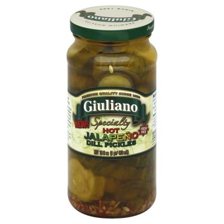Giuliano Specialty Hot Jalapeno Dill Pickles, 16 fl (Best Way To Pickle Jalapenos)