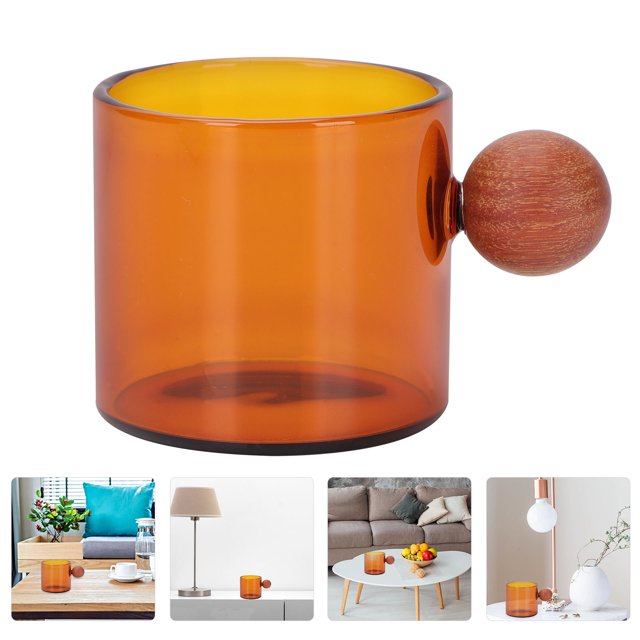SHOWERORO 1Pack Coffee Cup High Borosilicate Glass for Daily Use