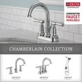 thumbnail image 5 of Delta CML24-PC Chamberlain Bath 24" Towel Bar Polished Chrome, 5 of 9