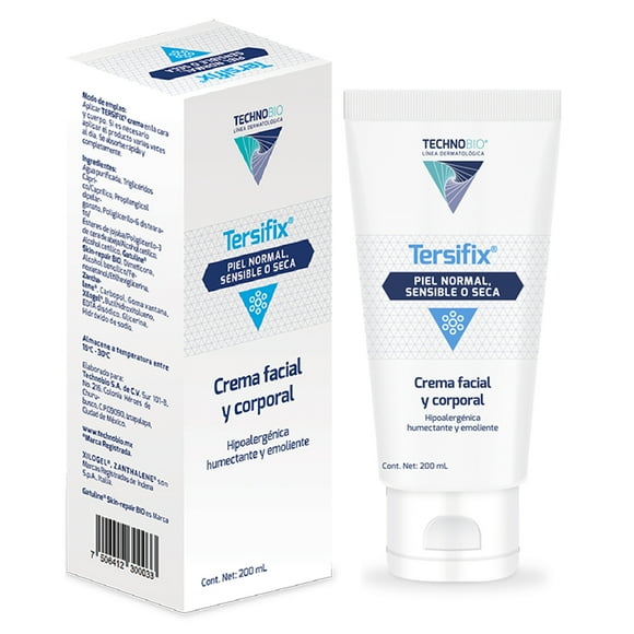Tersifix - Crema Corporal Hipoalergénica de Alta Absorción Technobio /Tersifix