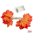 thumbnail image 2 of serony Waterproof Maple Leaf LED String Light Backyard Courtyard Bedroom Strip Lamp Garland Christmas Thanks-giving Decoration 3 Meters, 2 of 7
