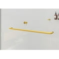 thumbnail image 2 of Glass Warehouse 2Dsl-60 Polaris 78" High X 60" Wide Bypass Frameless Shower Door - Brass, 2 of 7