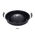 thumbnail image 2 of Yuarrent Parrilla de barbacoa negra, olla para acampar, parrilla hecha y con parrilla para barbacoa, estufa para hacer parrilla, parrilla Cocina y Comedor tipo+2 35cm, 2 of 6