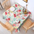thumbnail image 2 of Pioneer Flower Floral Print Pattern Square Tablecloth,Waterproof Square Table Cover,Wipeable Spillproof Washable Table Cover for Home Kitchen Party Decor 52"x52"(132x132cm), 2 of 6