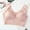 Pink, variant on loopsun Womens Plus Size Bra,Women Lady Lace Gathered Bra Plus Size Sports Bra Underwear Yoga Hollow Out Bra Cup