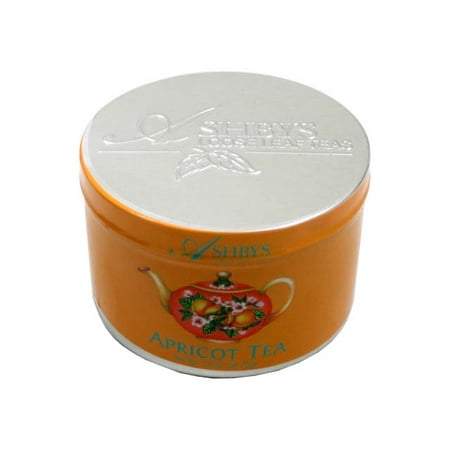 Apricot Blended Tea - Apricot Loose Leaf Tea 2 Ounce Tin by Ashbys of London Tea