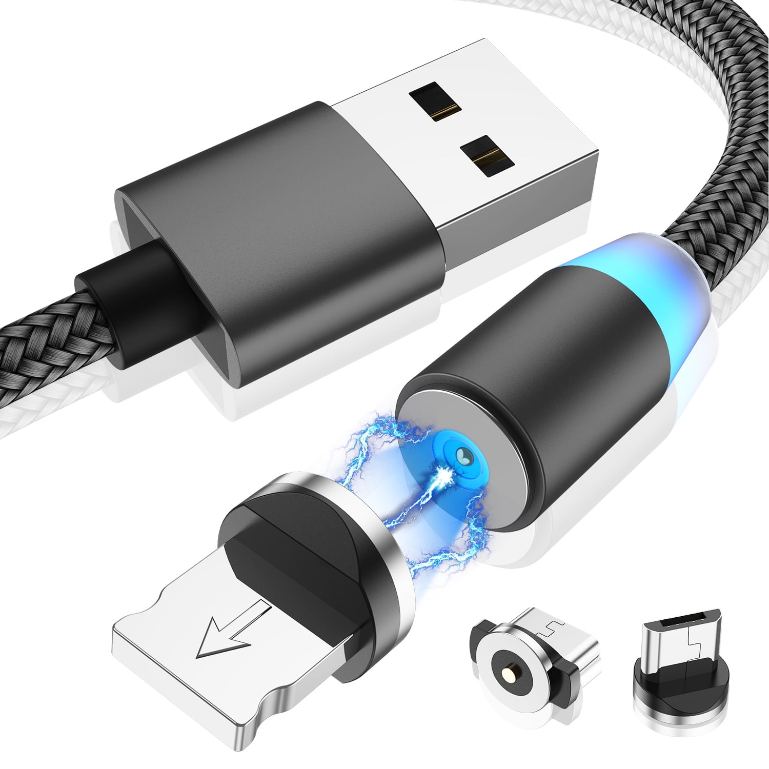 Can Be Charged and Data Transmission Synchronous Fast Charging Cable-A Gift from Santa Claus Round USB Data Cable 23 Charging Cable 