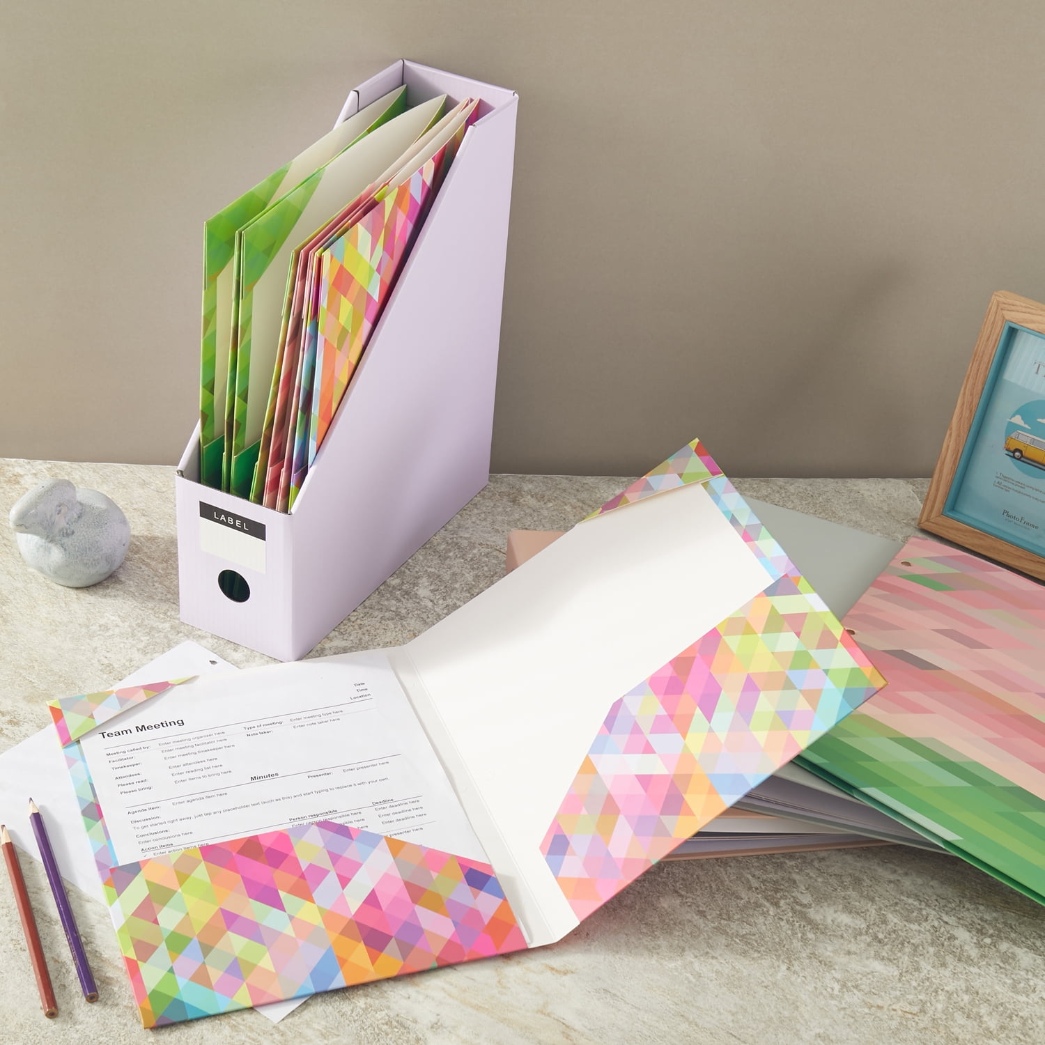 Folders With Pockets And Prongs Y YOMA 6 Pack File Folder Jackets ...