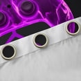 thumbnail image 4 of Homewish Purple Gamepad Controller Blackout Curtains Set of 2 (52x84 Each),Geometric Hockeycomb Hexagon Window Curtains,Modern Video Game Curtains and Drapes For Teens,Ultra Soft Home Decor, 4 of 6