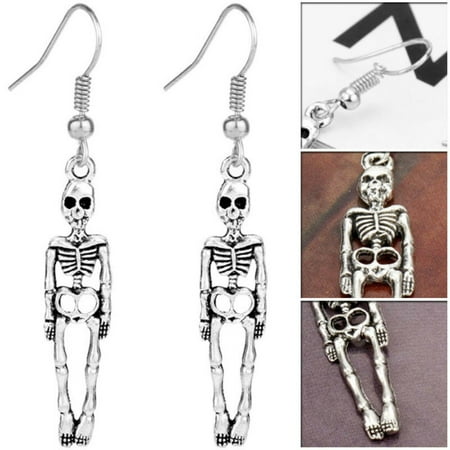 KABOER Halloween Skeleton Skull Stud Earrings Jewelry Vintage Punk Earrings Girl Nice
