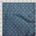thumbnail image 4 of oneOone Cotton Cambric Navy Blue Fabric Floral Craft Projects Decor Fabric Printed By The Yard 56 Inch Wide, 4 of 4