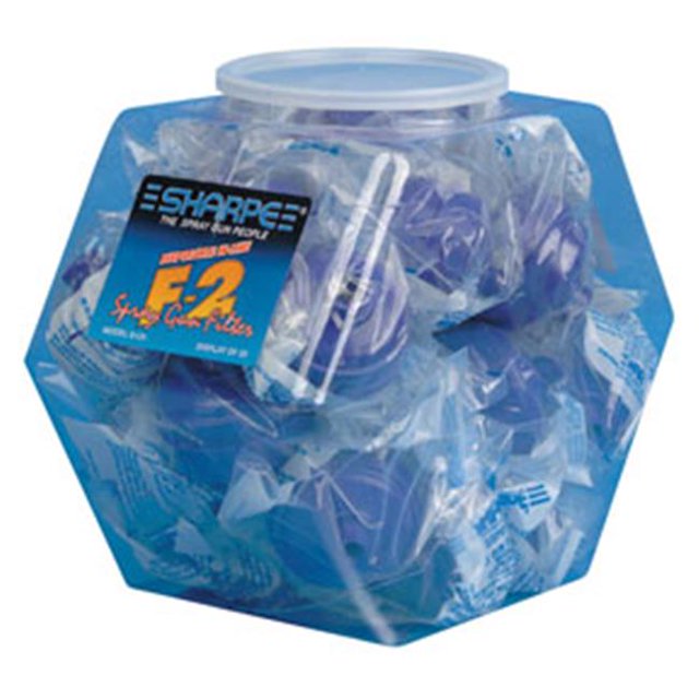 Sharpe Manufacturing SHA8125 Disposable In-Line Air Filter (Jar of 25)