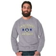 thumbnail image 5 of US Air Force Military Crest USAF Sweatshirt for Men or Women Brisco Brands S, 5 of 6