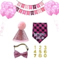 thumbnail image 3 of Pet Birthday Party Supplies, Birthday Hat Bandana Scarf with Cute Bow Tie, Flag, Balloons, Party Supplies Decorations, 3 of 8