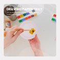 thumbnail image 3 of HEALEEP 50Pcs Paper Cake Plates for Painting Activities Waterproof White, 3 of 8