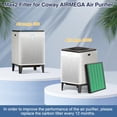 thumbnail image 3 of Filtro de repuesto para Coway AIRMEGA Max2 300/300S, 3 of 7