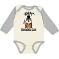 thumbnail image 3 of Inktastic Happy Groundhog Day February Boys or Girls Long Sleeve Baby Bodysuit, 3 of 5