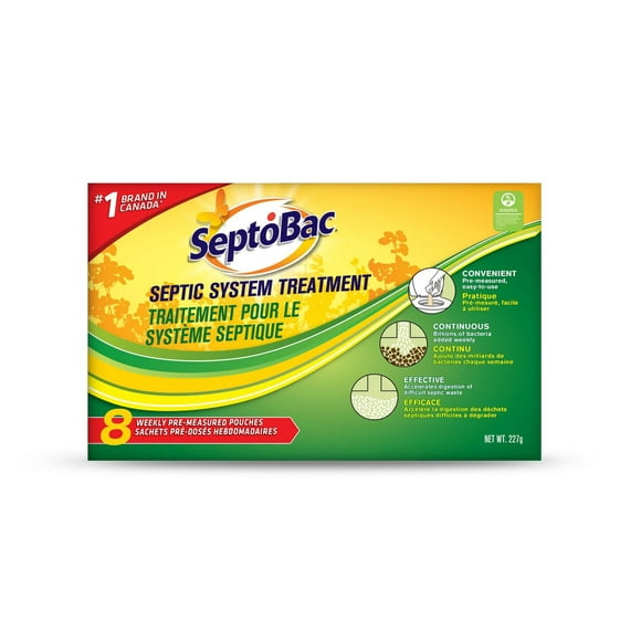 SeptoBac Septic Treatment Powder, 8 use/227g