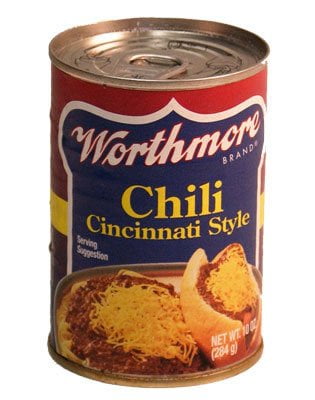 Worthmore Chili Cincinnati Style, 10-ounce Cans [Pack of 6] - Walmart.com