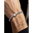 thumbnail image 3 of Bandmax 5MM Wide Cuban Chain Bracelet for Men Women Father's Day Gift for Son Dad Husband Stainless Steel Hip Hop Biker Wristlet Anklet Chain Jewelry, 3 of 11