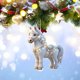 thumbnail image 5 of Lindo colgante plano navideño de acrílico con ponis y sombrero de mago | Adorno para árbol de Navidad | Decoración para ventanas y mesas | Regalo festivo para familiares y amigos, 5 of 5