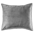 thumbnail image 1 of Funda de almohada Vianney Velvet Europea Gris, 1 of 3