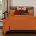 thumbnail image 5 of SIScovers Mixology Padma 10-piece Duvet Cover and Insert Set Orange King 10 Pieces or More, 5 of 5