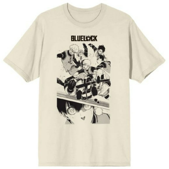 T-Shirt Beige de Combat d'Équipe Blue Lock Yoichi Isagi