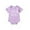 Purple, variant on Baby "Little Bro" Print Short Sleeve Bodysuit Toddler Casual Romper Size:6-12 Months