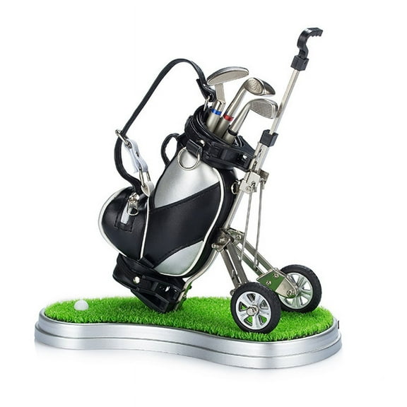 Golf Pen Holder Desk Accessories, Golf Gifts for Men Golfers for Men Office Supplies Decor with Pen