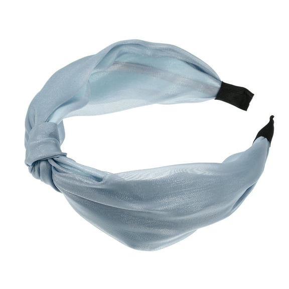 Vocoste 1 Pc Knotted Silk Headband Fashion Hairband for Woman Non Slip Blue