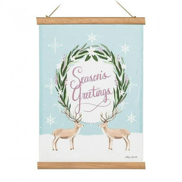 Set of 6 SeasonxxxS Greetings Scroll Wall Decor