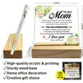 thumbnail image 2 of Mom Gifts from Son, Mom Gifts for Birthday Mother's Day Christmas Holiday from Son, Mother Gifts, Thank You Gifts for Mom, I Will Always Be Your Little Boy, Desk Acrylic Decor, 2 of 4