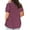X4-Wine-C, variant on EHTMSAK Womens Basic Tops Summer Tshirts Longer Length Round Neck Short Sleeve Shirts Plus Size Blouses Dark Purple XL