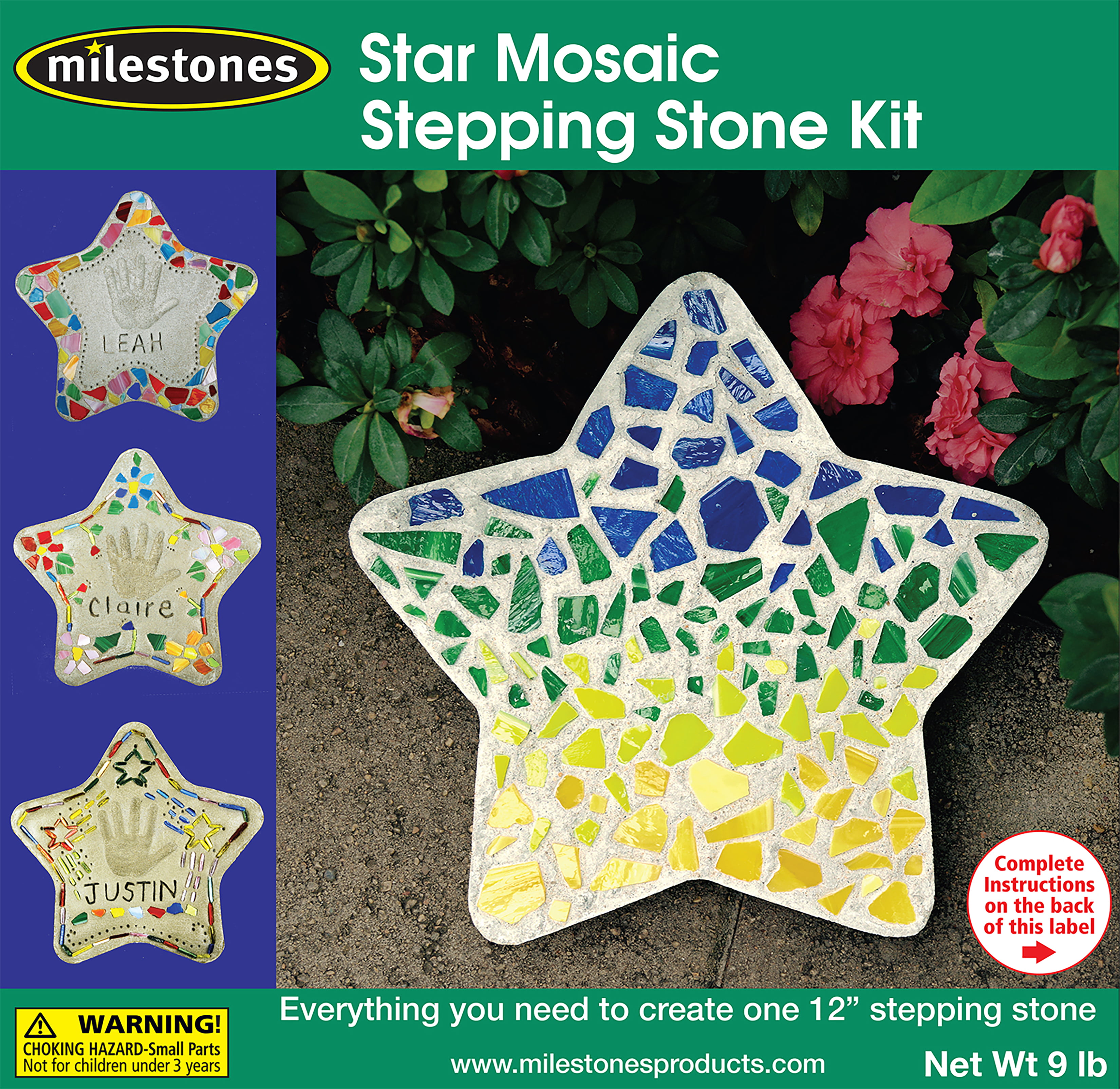 Mosaic Stepping Stone Kit-Kids/' Star.