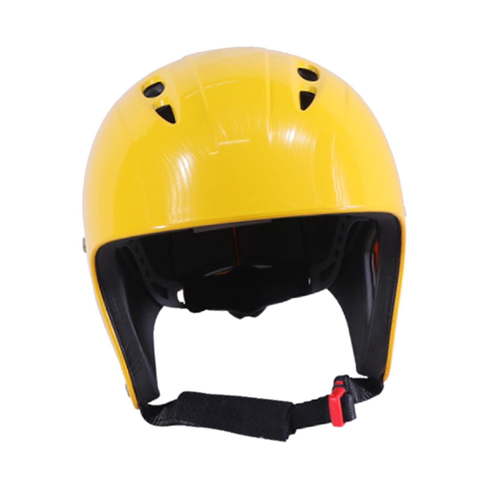 Colaxi Hard Hat Secure Helmet Protective Accessories Sports Helmet Protection Cap for Drifting River Adventure Outdoor Rock Climbing Yellow