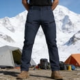 thumbnail image 5 of Men's Cargo Pants Elastic Waist Straight Leg Summer Outdoors Long Pants Casual Loose Hiking Camping Travel Running Trousers, 5 of 6