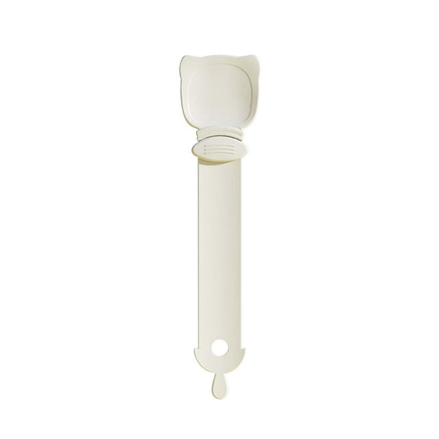 Fiudx Cuchara de Alimentación para Gatos con Diseño de Empuje, Cuchara Exprimidora Higiénica para Tiras de Comida para Mascotas, Fácil de Limpiar, Multiusos para Comida Húmeda y Golosinas, Almacenami