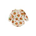 thumbnail image 1 of FOCUSNORM Halloween Baby Girl Boy Clothes Pumpkin Romper Sweatshirt Onesie Long Sleeve Bodysuit Top, 1 of 8
